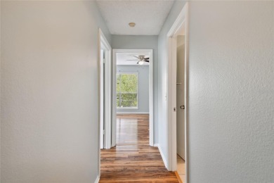 Spacious END UNIT with 3 bedrooms and 2 full bathrooms WITH A on Hunters Green Country Club in Florida - for sale on GolfHomes.com, golf home, golf lot