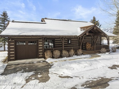 This charming home is a great opportunity to own in the Cabins on Jackson Hole Golf and Tennis Club in Wyoming - for sale on GolfHomes.com, golf home, golf lot