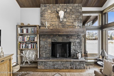 This charming home is a great opportunity to own in the Cabins on Jackson Hole Golf and Tennis Club in Wyoming - for sale on GolfHomes.com, golf home, golf lot