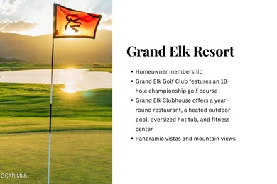 **SHOWINGS START 2/23** Resort amenities, mountain charm, and on Grand Elk Ranch and Club in Colorado - for sale on GolfHomes.com, golf home, golf lot