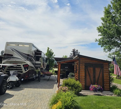 ''Class A Only Motorcoach Lot'' with a covered patio and 8 x 10 on Stoneridge Golf Club in Idaho - for sale on GolfHomes.com, golf home, golf lot