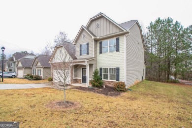 Gorgeous open concept family home with a massive kitchen perfect on Mirror Lake Golf Club in Georgia - for sale on GolfHomes.com, golf home, golf lot