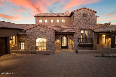 Private yet designed for grand-scale entertaining, this timeless on Eagle Mountain Golf Club in Arizona - for sale on GolfHomes.com, golf home, golf lot