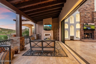 Private yet designed for grand-scale entertaining, this timeless on Eagle Mountain Golf Club in Arizona - for sale on GolfHomes.com, golf home, golf lot