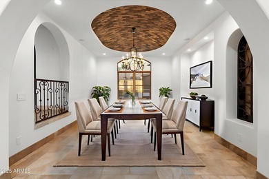 Private yet designed for grand-scale entertaining, this timeless on Eagle Mountain Golf Club in Arizona - for sale on GolfHomes.com, golf home, golf lot