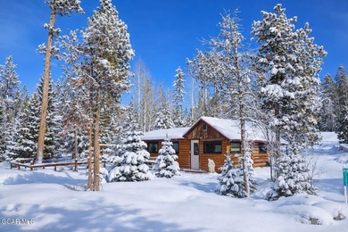 Step into a piece of history with this charming log cabin on Grand Lake Golf Course in Colorado - for sale on GolfHomes.com, golf home, golf lot