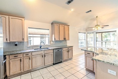 Precious home is move-in ready! Situated in a quiet area of on Wildhorse Golf Club of Robson Ranch in Texas - for sale on GolfHomes.com, golf home, golf lot