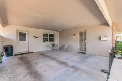 Discover this charming Gemini-Twin home in the 55+ community of on Sun City Lakes West and East in Arizona - for sale on GolfHomes.com, golf home, golf lot