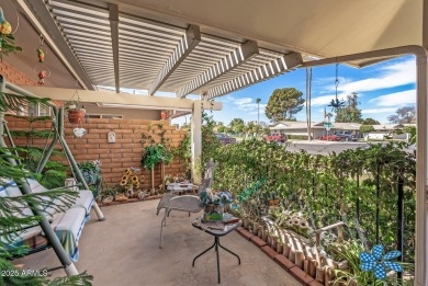 Discover this charming Gemini-Twin home in the 55+ community of on Sun City Lakes West and East in Arizona - for sale on GolfHomes.com, golf home, golf lot