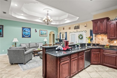 Stunning 4 bedroom 2 bath house features 12' ceilings over-sized on L.E. Ramey Golf Course in Texas - for sale on GolfHomes.com, golf home, golf lot