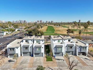 This brand-new boutique townhouse community features six on Encanto 18 Golf Course in Arizona - for sale on GolfHomes.com, golf home, golf lot