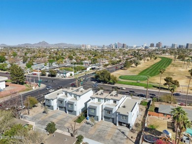 This brand-new boutique townhouse community features six on Encanto 18 Golf Course in Arizona - for sale on GolfHomes.com, golf home, golf lot