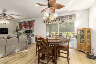 Built in 2023 and better than new, this home in the 55+ Del Webb on Copper Canyon Golf Club in Arizona - for sale on GolfHomes.com, golf home, golf lot