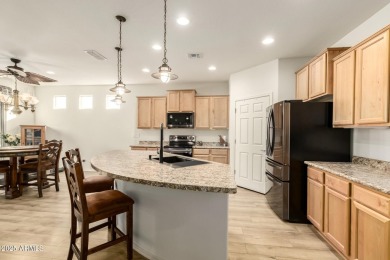 Built in 2023 and better than new, this home in the 55+ Del Webb on Copper Canyon Golf Club in Arizona - for sale on GolfHomes.com, golf home, golf lot
