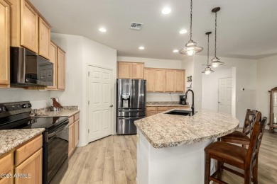 Built in 2023 and better than new, this home in the 55+ Del Webb on Copper Canyon Golf Club in Arizona - for sale on GolfHomes.com, golf home, golf lot