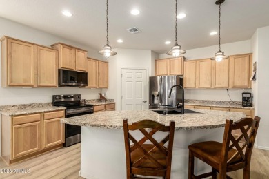 Built in 2023 and better than new, this home in the 55+ Del Webb on Copper Canyon Golf Club in Arizona - for sale on GolfHomes.com, golf home, golf lot