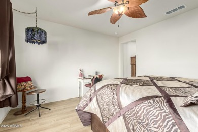 Built in 2023 and better than new, this home in the 55+ Del Webb on Copper Canyon Golf Club in Arizona - for sale on GolfHomes.com, golf home, golf lot