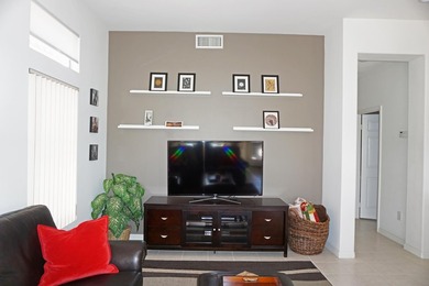 This Stunning Golf Course Emerald Model Is Perfectly Positioned on Mountain Vista Golf Course At Sun City Palm Desert in California - for sale on GolfHomes.com, golf home, golf lot