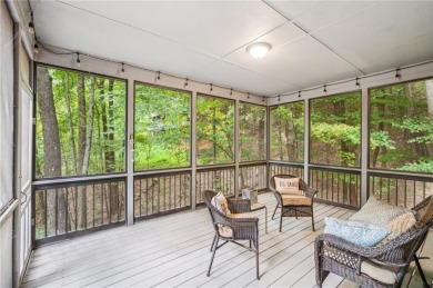 Nestled near the end of a serene Cul de sac, this beautiful on Big Canoe Golf Club - Cherokee in Georgia - for sale on GolfHomes.com, golf home, golf lot