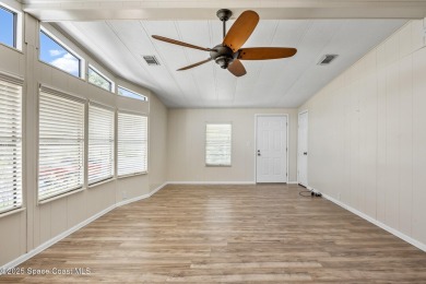 Beautiful updated manufactured home in Barefoot Bay. New roof in on Barefoot Bay Golf Course in Florida - for sale on GolfHomes.com, golf home, golf lot