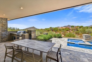 Complete and move in read, .25 mile walk to the Stunning Desert on Desert Mountain - Outlaw Golf Course in Arizona - for sale on GolfHomes.com, golf home, golf lot