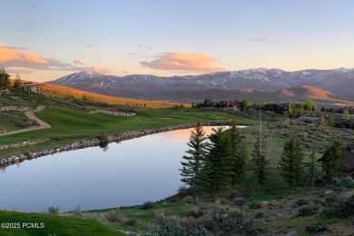 Perched above the 1st hole of the signature Nicklaus Painted on Promontory Nicklaus Painted Valley Golf Course in Utah - for sale on GolfHomes.com, golf home, golf lot