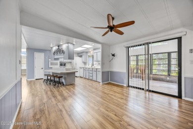 Beautiful updated manufactured home in Barefoot Bay. New roof in on Barefoot Bay Golf Course in Florida - for sale on GolfHomes.com, golf home, golf lot