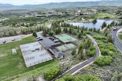 Perched above the 1st hole of the signature Nicklaus Painted on Promontory Nicklaus Painted Valley Golf Course in Utah - for sale on GolfHomes.com, golf home, golf lot