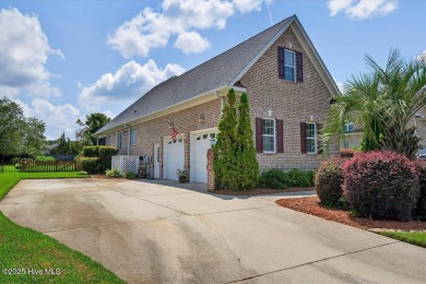 This custom-built brick home offers 2,970 sq.ft. of living space on Magnolia Greens Golf Plantation in North Carolina - for sale on GolfHomes.com, golf home, golf lot