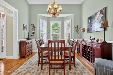 This custom-built brick home offers 2,970 sq.ft. of living space on Magnolia Greens Golf Plantation in North Carolina - for sale on GolfHomes.com, golf home, golf lot