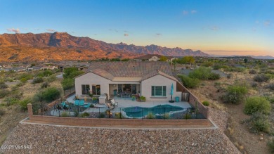 Beautiful Mountain views + saltwater pool set the tone for this on The Preserve in Arizona - for sale on GolfHomes.com, golf home, golf lot