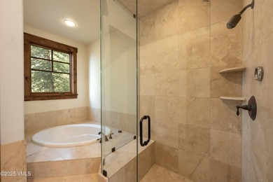 Spacious, warm, and sunny, fully furnished mountain decor home on Eagle Vail Golf Course in Colorado - for sale on GolfHomes.com, golf home, golf lot