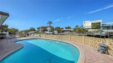 Situated in a desirable waterfront location on south Longboat on Links on Longboat Golf Club in Florida - for sale on GolfHomes.com, golf home, golf lot