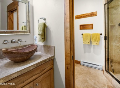 Spacious, warm, and sunny, fully furnished mountain decor home on Eagle Vail Golf Course in Colorado - for sale on GolfHomes.com, golf home, golf lot