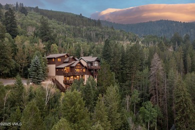 Spacious, warm, and sunny, fully furnished mountain decor home on Eagle Vail Golf Course in Colorado - for sale on GolfHomes.com, golf home, golf lot