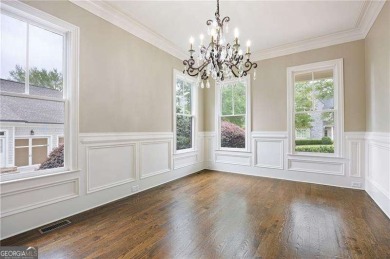 Welcome to 6186 Talmadge Run-an elegant retreat tucked inside on The Governors Towne Club in Georgia - for sale on GolfHomes.com, golf home, golf lot