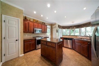 Beautifully situated on a private golf course lot, this stunning on Trophy Club of Apalachee in Georgia - for sale on GolfHomes.com, golf home, golf lot