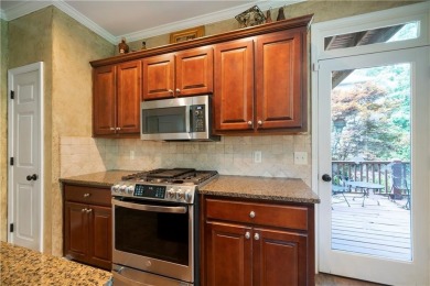 Beautifully situated on a private golf course lot, this stunning on Trophy Club of Apalachee in Georgia - for sale on GolfHomes.com, golf home, golf lot