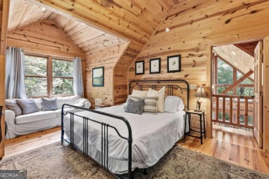 Mountain chalet with views of Sharptop Mountain in the Amenity on Bent Tree Golf Course in Georgia - for sale on GolfHomes.com, golf home, golf lot