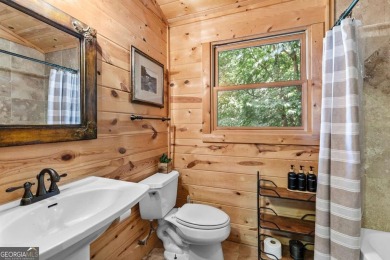 Mountain chalet with views of Sharptop Mountain in the Amenity on Bent Tree Golf Course in Georgia - for sale on GolfHomes.com, golf home, golf lot