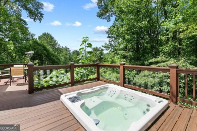 Mountain chalet with views of Sharptop Mountain in the Amenity on Bent Tree Golf Course in Georgia - for sale on GolfHomes.com, golf home, golf lot