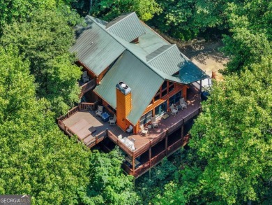 Mountain chalet with views of Sharptop Mountain in the Amenity on Bent Tree Golf Course in Georgia - for sale on GolfHomes.com, golf home, golf lot