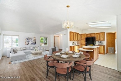 Tucked into a quiet Hayden community, this newly updated on Hayden Lake Country Club in Idaho - for sale on GolfHomes.com, golf home, golf lot