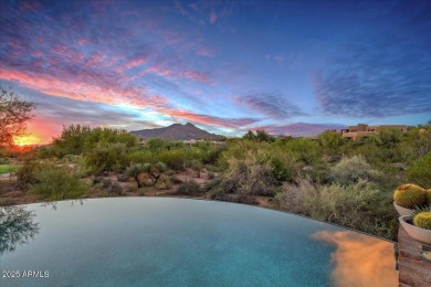 This spectacular custom home is a true desert retreat, ideally on The Boulders Resort Golf Club in Arizona - for sale on GolfHomes.com, golf home, golf lot