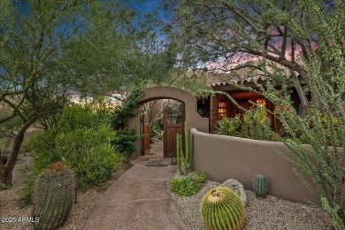 This spectacular custom home is a true desert retreat, ideally on The Boulders Resort Golf Club in Arizona - for sale on GolfHomes.com, golf home, golf lot