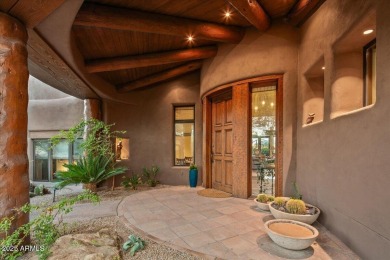 This spectacular custom home is a true desert retreat, ideally on The Boulders Resort Golf Club in Arizona - for sale on GolfHomes.com, golf home, golf lot