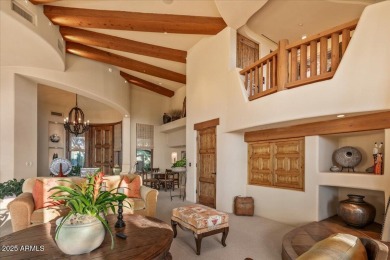 This spectacular custom home is a true desert retreat, ideally on The Boulders Resort Golf Club in Arizona - for sale on GolfHomes.com, golf home, golf lot