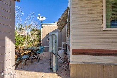 On leased land - Lakeview Escape - Fully Furnished, Steps from on London Bridge Golf Course in Arizona - for sale on GolfHomes.com, golf home, golf lot