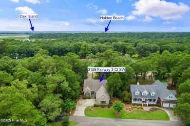 This beautiful home, across from a pretty pond, is located along on Lockwood Folly Country Club in North Carolina - for sale on GolfHomes.com, golf home, golf lot