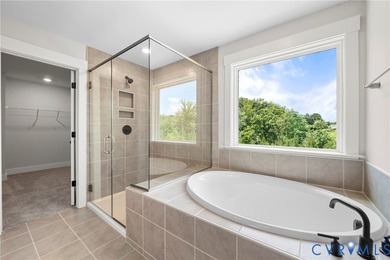 This home is TO BE BUILT. The Davidson is a two-story home on Brickshire Golf Club in Virginia - for sale on GolfHomes.com, golf home, golf lot